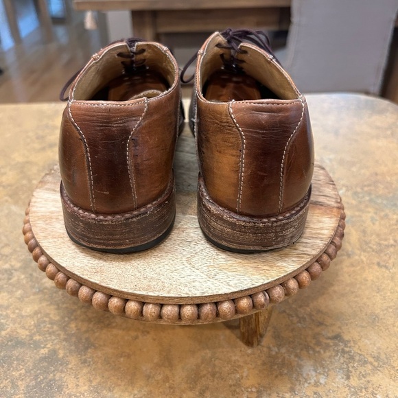 Bed Stu Cobbler Series Brown Leather Saddle Oxford - Picture 6 of 11